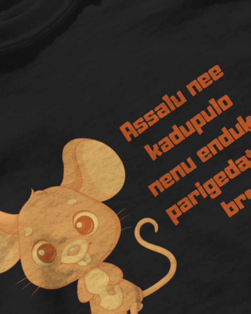 Assalu Nee Kadupu Lo Nenenduku Parigedatha Bro? – Funny Telugu Hunger T-Shirt - Women classic crewneck Tshirt