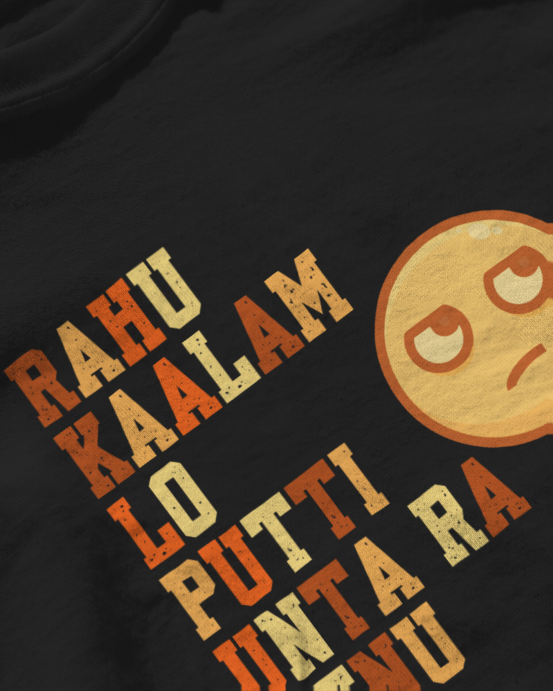 Rahu Kaalam Lo Putti Unta Ra Nenu – Badass Telugu T-Shirt - Women classic crewneck Tshirt